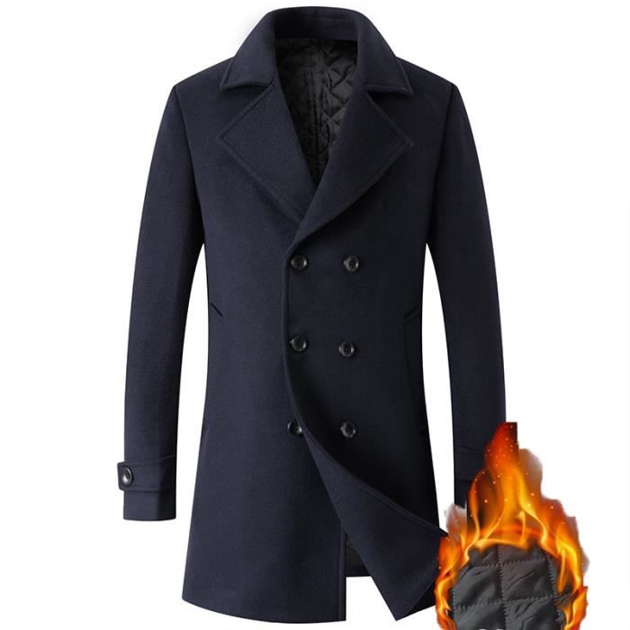 Manteau hiver homme bleu marine sales