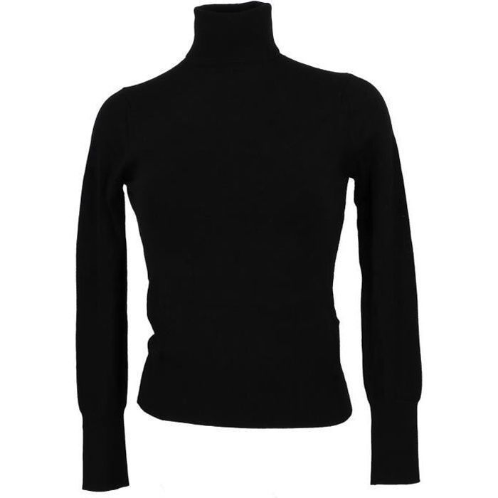Pull à col roulé noir online