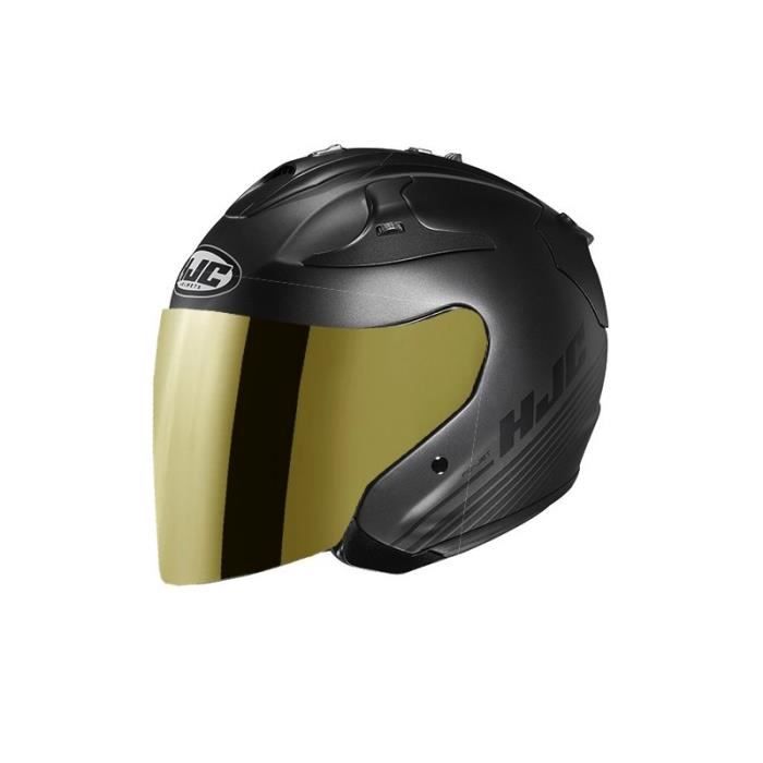 Hjc Fg Jet Paton Mc5sf Avec Visiere Miroir Or Achat Vente Casque Moto Scooter Hjc Fg Jet Paton Mc5sf Avec Cdiscount