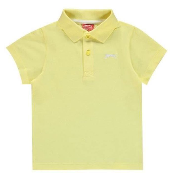 T-shirt Slazenger Garçon – Coton Vert – Taille 5-6 Ans – Manches Courtes