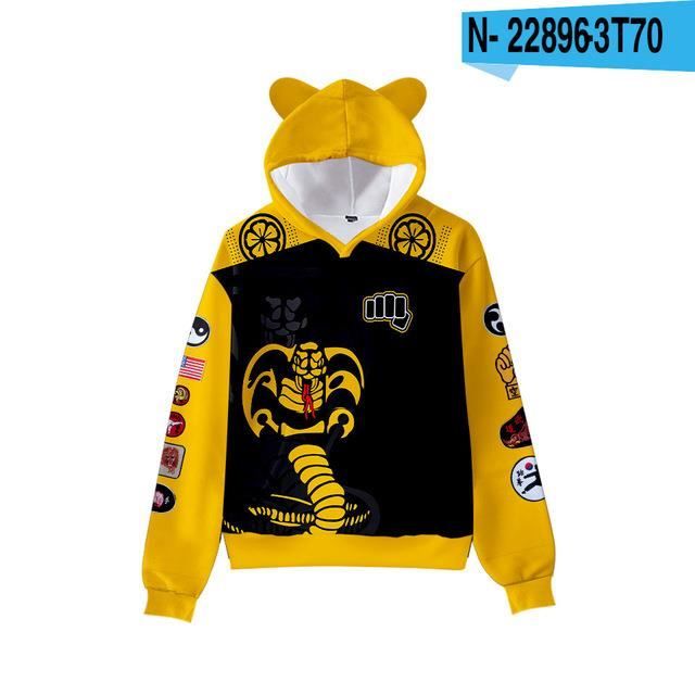Sweats a Capuche kawasaki - 3d pour garçons-filles - FR14HTC C - Sport