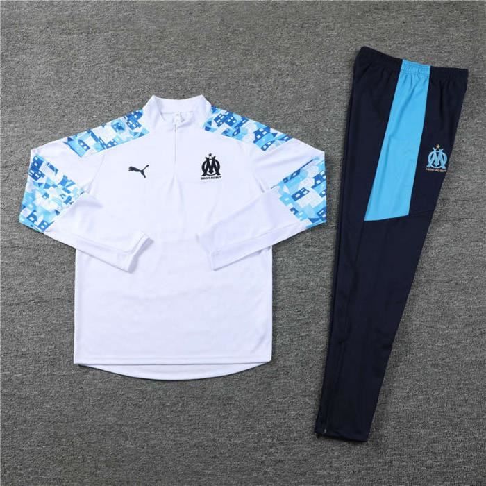 Maillot Om Olympique De Marseille 21 Homme Enfants Maillot De Football Nouveau Blanc Cdiscount Sport