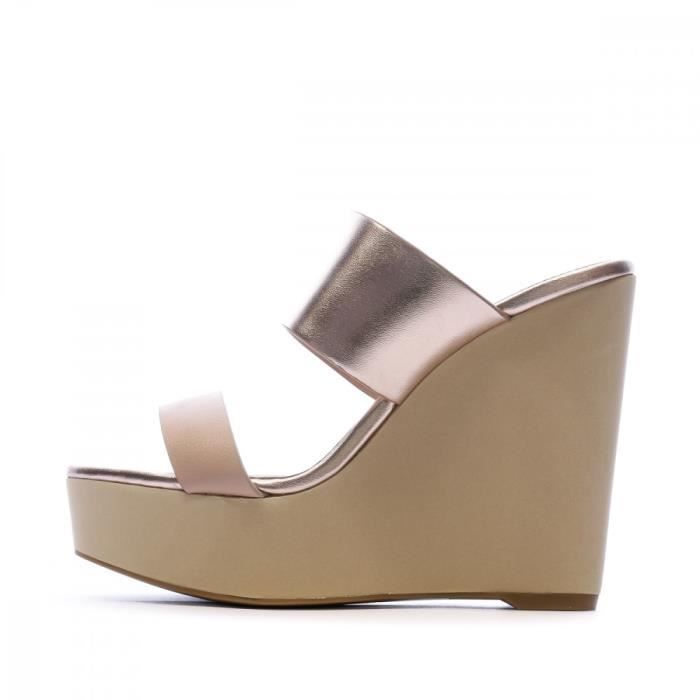 Sandale plateforme rose gold clearance