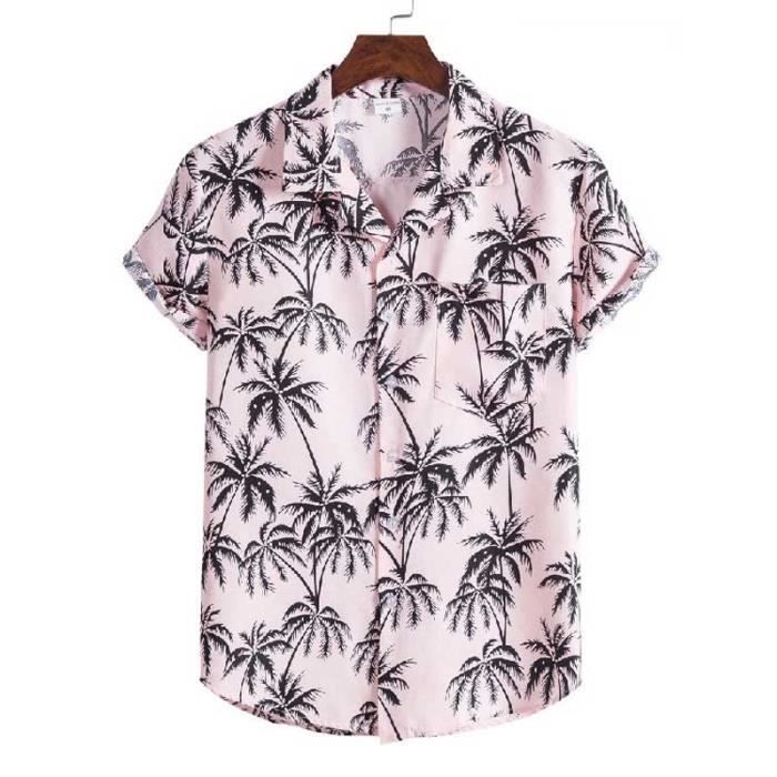 Chemise Hawaïenne Homme – Vicecity – Manches Courtes, Respirante, Séchage Rapide – Vacances Et été