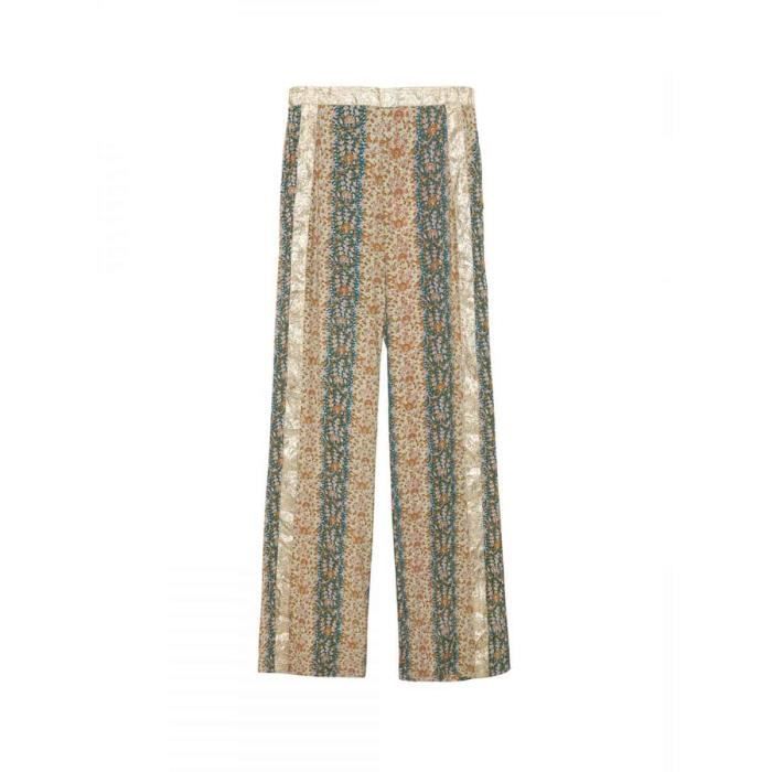 MorFansi - Pantalon Femme été En Lin Baggy Décontracté Avec Cordon Et Poches - 3