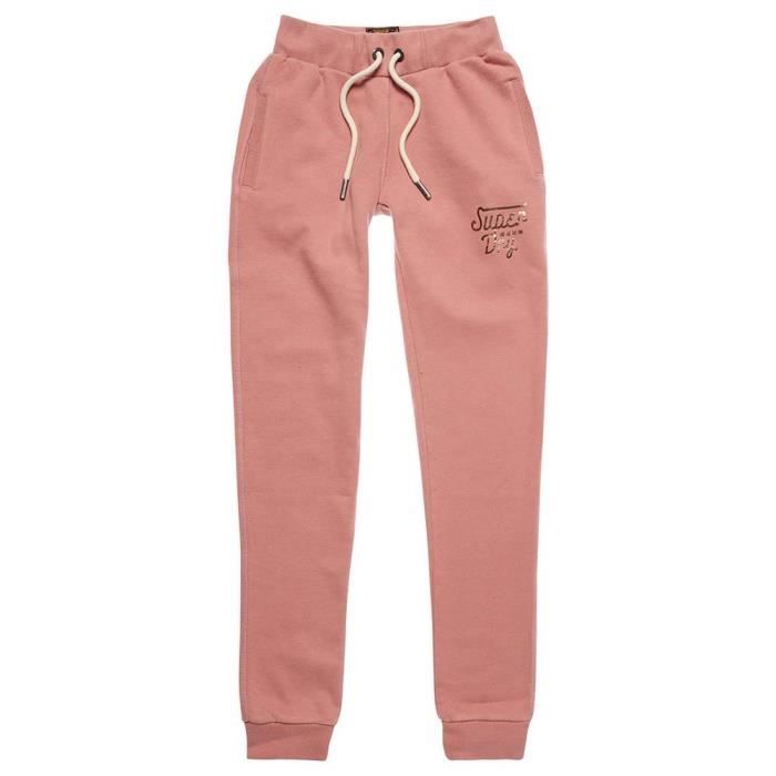 Pantalon Jogging Femme Rose