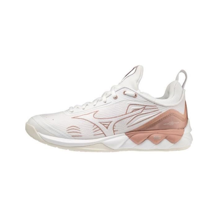 Chaussures de Volley-ball - MIZUNO - Wave Luminous 2 - Blanc - Femme/Adulte - Indoor
