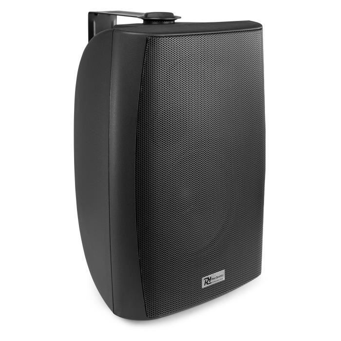 Power Dynamics BF80TB – Enceinte haut-parleur noir résistants aux intempéries puissance 50 Watts RMS 8 pouces 100V ou 8 ohms