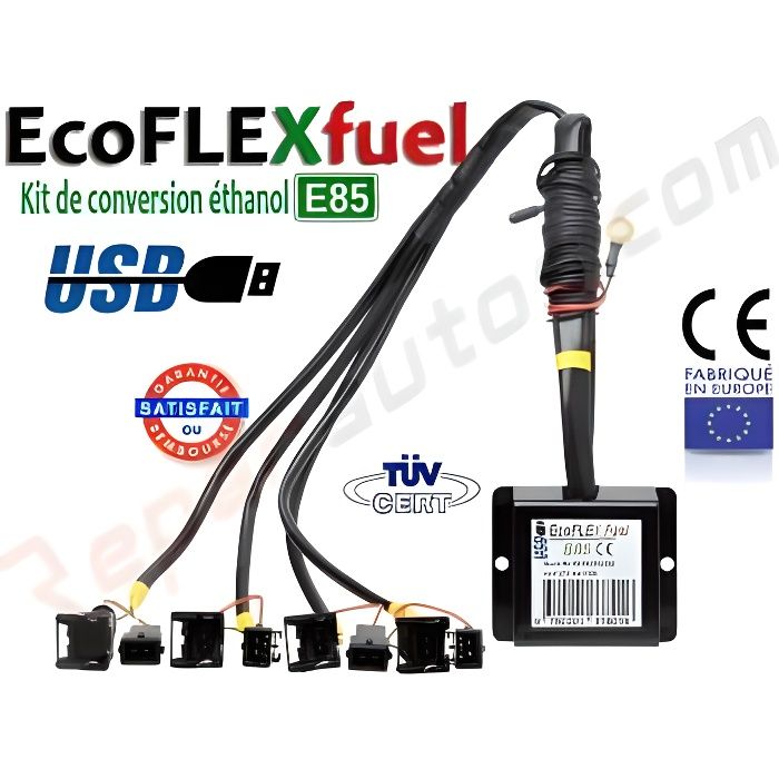 Kit éthanol USB 4 cylindres EcoFlexfuel (BOSH EV1) - Cdiscount Auto
