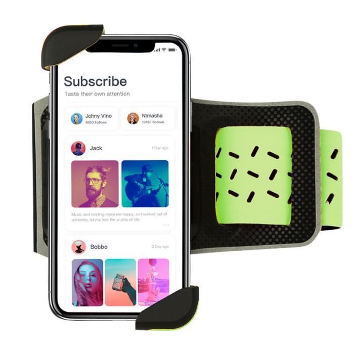 Brassard Téléphone Portable Sport - Avec Poche Transparente Et Sangle Ajustable, Pour Running/fitness - 6