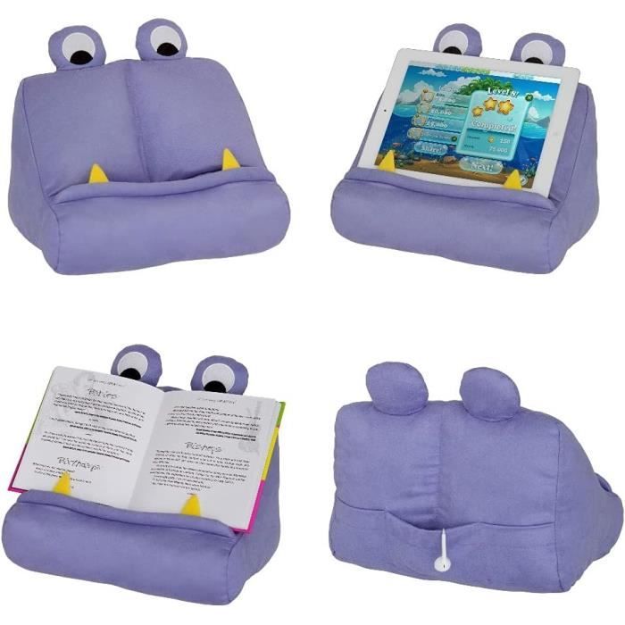 Support Pour Tablette Pliable - Pour Genoux, Lit, Bureau, Avec Poche Et Support Stylet, Compatible 4 à 13 Pouces