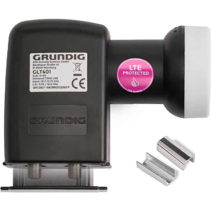 Tête LNB Humax 1 Sortie - Universelle Pour Récepteur Satellite - Or 113-B