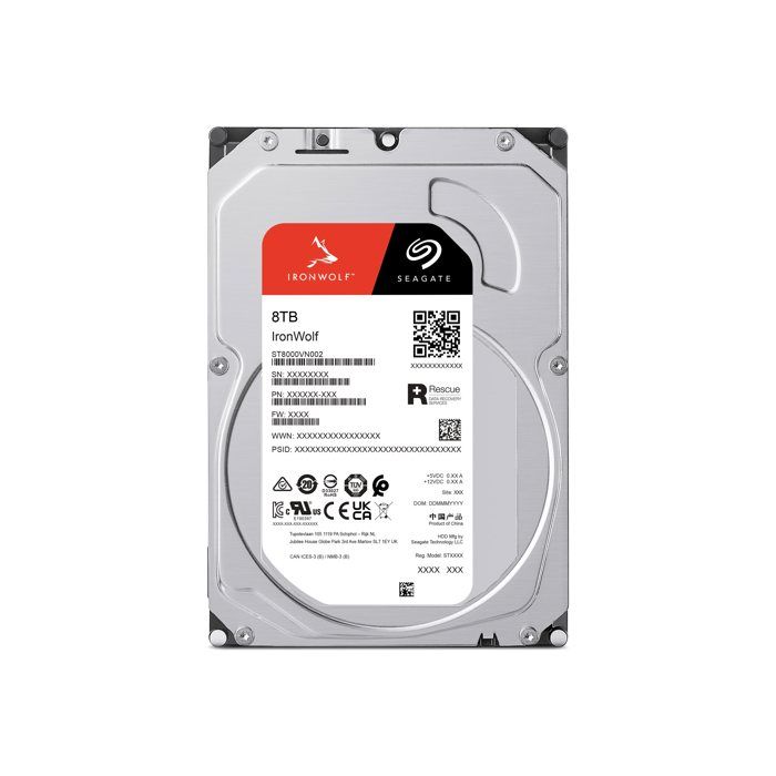 SEAGATE HDD IRONWOLF 35 8TB SATA 6GB-S ST8000VN002