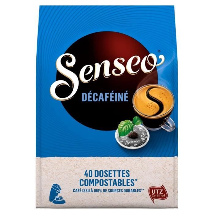 SENSEO - Café Dosettes Décafeiné 270G - Lot De 3