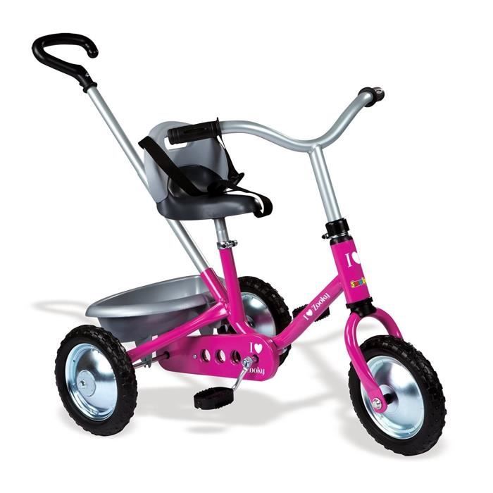 SMOBY Tricycle en Metal Fille Zooky Rose Cdiscount Sport