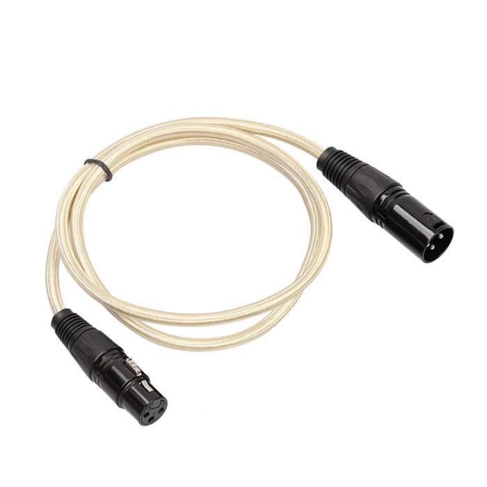 1m Connecteur Audio Microphone Xlr 5 Broches Cable Micro Audio Microphone Male A Femelle Cable D Extension Pour Melangeur Cable Tv Video Son Avis Et Prix Pas Cher Cdiscount
