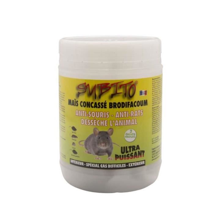 Appat mais concassée rats souris 150g SUBITO