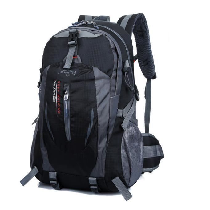 40l Sac A Dos Etanche Randonnee Camping Ecole Sac Loisir Voyage Sacs Epaule En Nylon Scolaire Cartable Lycee College Noir Noir Noir Achat Vente Sac A Dos 2009244529016 Cdiscount