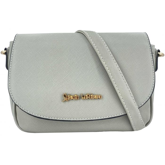 Sac main bandouli re rabat Sylvain Lefebvre BLEU GRIS SL0054