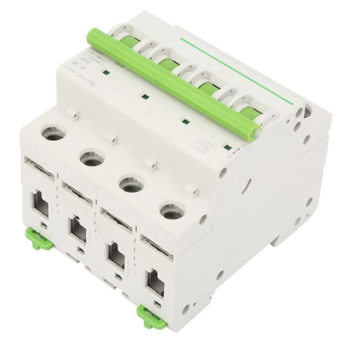 FUNNING-Disjoncteur étanche 4 Voies Protection Contre Les Fuites 63A