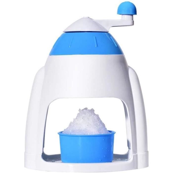 Machine à Glaçon Et Glace Pilée Broyeur À Glace Manuel - TRAHOO - Machine à Glace Pilée Rapide En Acier Machine Glacons Et Glace Pilée