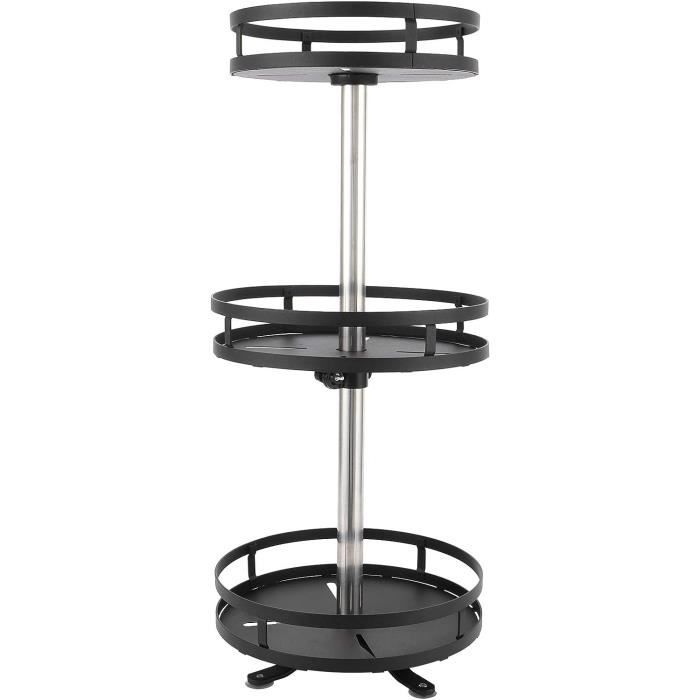 EnderToys étagère Rotative 3 Niveaux – Pour Peintures Citadel, Impression 3D, Anti-déversement