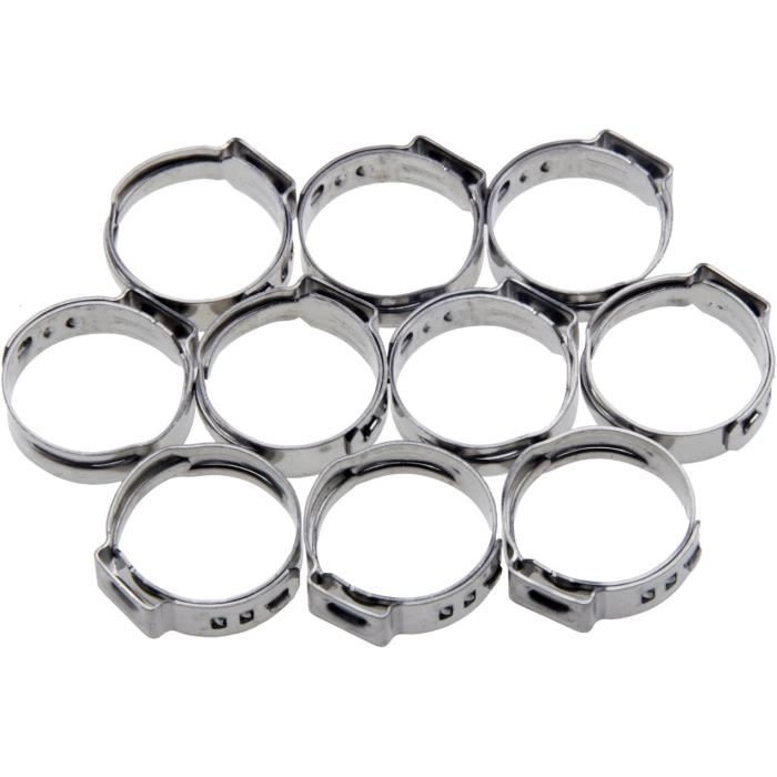 Lot 10 Colliers Serrage Acier Inoxydable - 360mm Et 740mm - Pour Tuyaux, Manchons