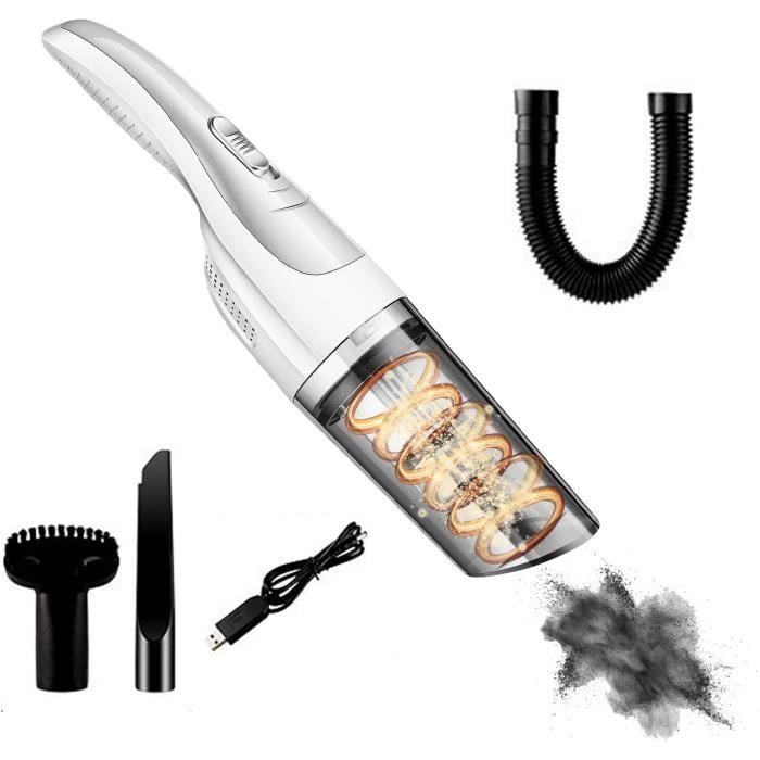 Aspirateur À Main Sans Fil 3En1, 4500Pa 120W Aspirateur De Voiture Rechargeable, Portable Mini Aspirateur À Main Sans Fil 3En1, 4500Pa 120W Aspirateur De Voiture Rechargeable, Portable Mini