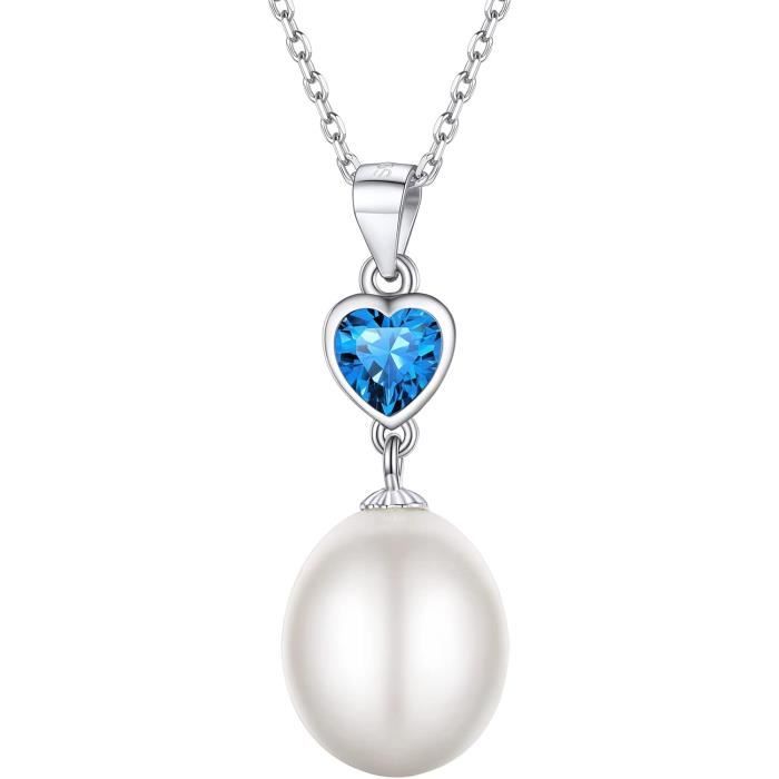Collier Pendentif Femme Argent 925 Avec Deux étoiles Et Zircon - Chaîne Y Ajustable 45cm - Cadeau Dans écrin Velours