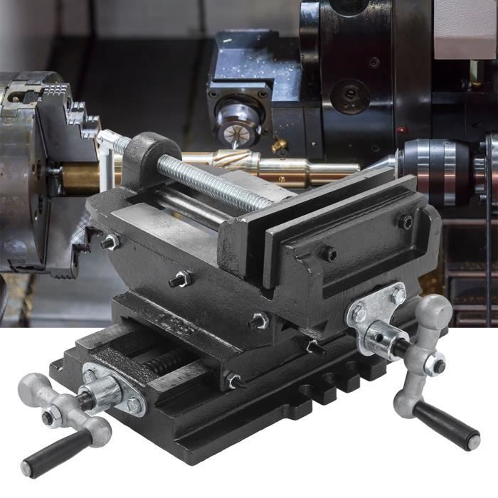 Étau De Machine 2 Axes Table En Croix - Étau Cruciforme Robuste Pour Perceuse Et Fraisage