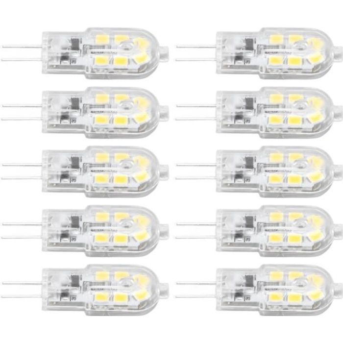 VINGVO Ampoule LED G4 10pcs G4 Ampoule LED Luminosité Gradation Haute