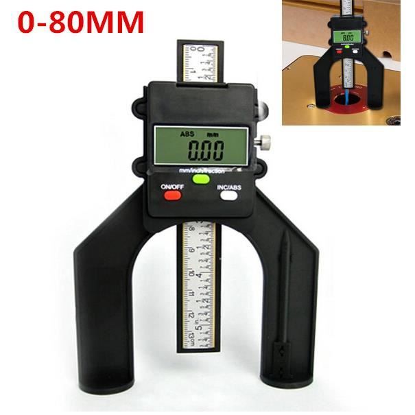 MICROMETRE,type B--jauge de profondeur numérique, LCD, magnétique, auto ...
