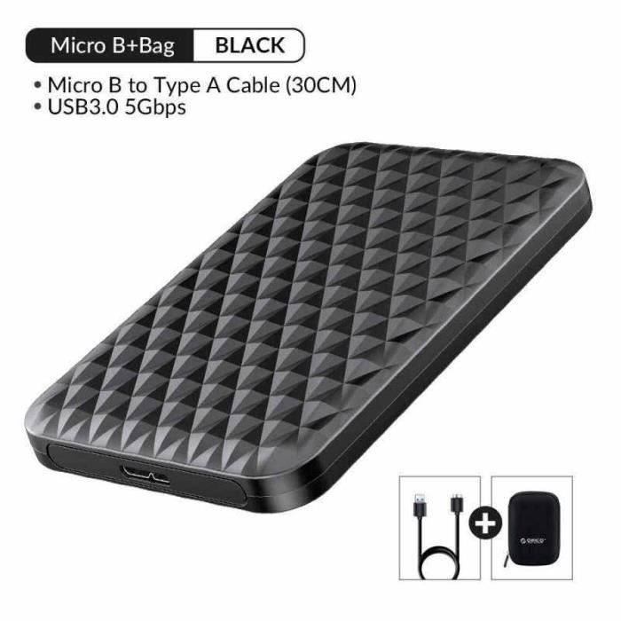 Boîtier Usb 3.0 5gbps Boîtier Externe SSD 2.5" USB 3.0 - Transparent - 5Gbps - UASP - Compatible HDD/SSD SATA Stockage Externe