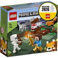 LEGO 21162 Minecraft Aventures dans la taiga - Inclut un squelette, un loup, un renard et le personnage Steve de Minecraft-1