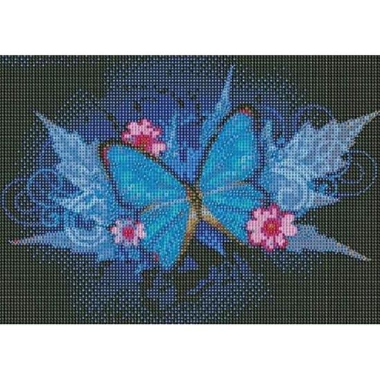 DCIDBEI 50x40CM Rond Diamond Painting Strass Complet Oiseau, DIY Broderie Diamant Animaux Anime Tableau Diamant Fée Papillon Rose Pour Maison Salon Chambre Décoration Murale Cristal Artisanat