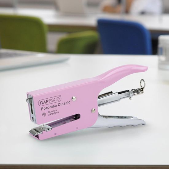 Rapesco AV-69 Agrafeuse Grande Capacité Avec 5000 Agrafes - Argent/Violet