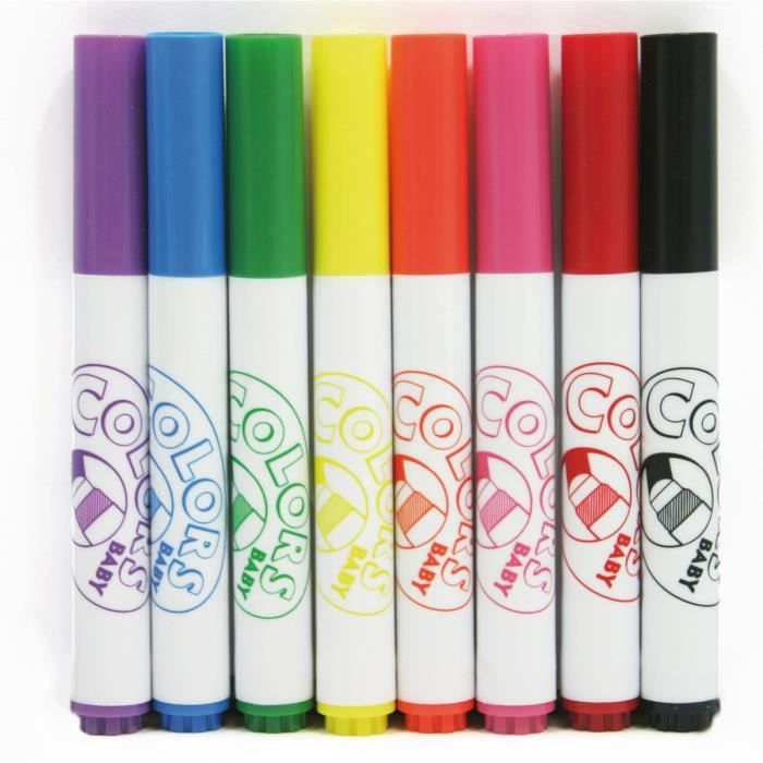 Caja pack rotuladores infantiles de colores. Colorea piedras, mandalas Caja pack rotuladores infantiles de colores. Colorea piedras, mandalas