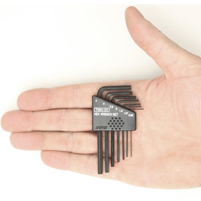 Clé Allen Métrique J&A Racing - Acier Ultra-résistant Pour Boulons Hexagonaux - 3,0 Mm