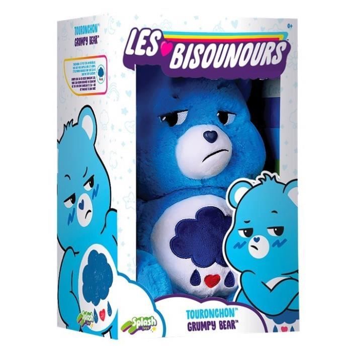 Peluche Care Bears Simba 35 Cm - Ours En Peluche Doux Bleu - Doudou Pour Bébé Dès La Naissance - 12