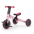 Tricycle 3 en 1 Kinderkraft 4TRIKE - Rose - Pour enfants de 1 à 5 ans - Pliable et évolutif-2