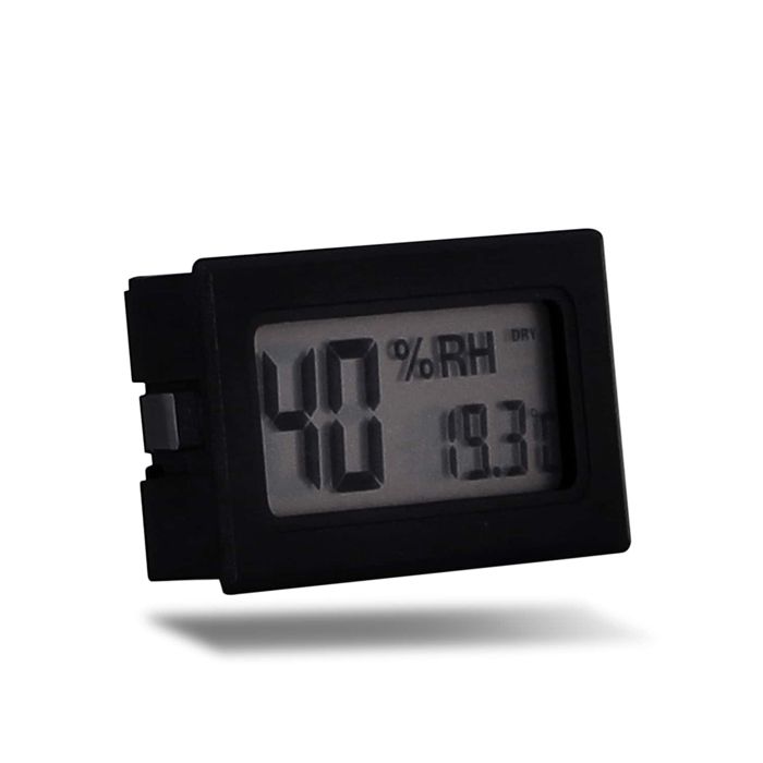 Pack De 5 Mini Thermomètres Hygromètres Numériques - Monitoring Température Et Humidité Pour Maison, Cave, Frigo