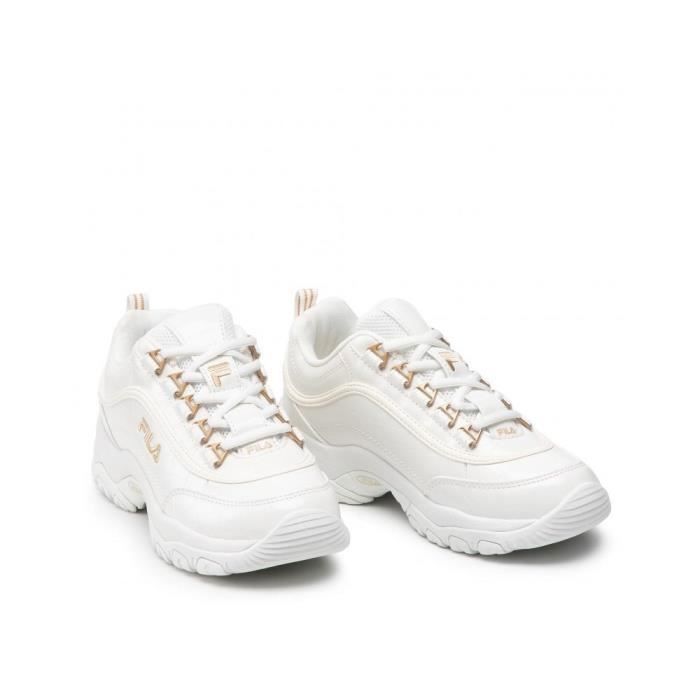 Baskets femme Fila Strada F low white 42 White Cdiscount
