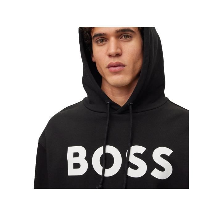 Sweat shirt homme Boss Regular Noir - ZESHOES