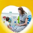 Baby Vivo Parc Bébé Barrière Securitè avec Porte Plastique Enfant Protection Grand Jeu Extensible - COLORS XL-3