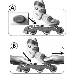 avec Toutes Les Roues Allum/ées Amusant pour Les Filles et Les Femmes Kuxuan Doodle Conception Patins /à roulettes R/églables pour Les Enfants
