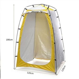 Tente De Douche Pop-up Outsunny – Bleue – Cabine De Change Instantanée – 2 Personnes – Neuf