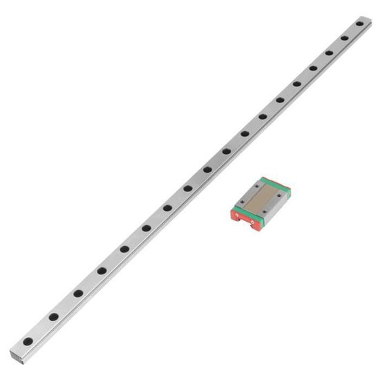 Rail de Guidage Linéaire - CIKONIELF - MGN12H 100 - Acier à Roulement - Interchangeable - Haute