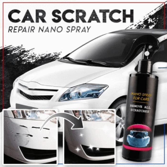 Nano spray de réparation de rayures en céramique pour carrosserie de voiture  - Élimine toute rayure et marque - Cdiscount Auto