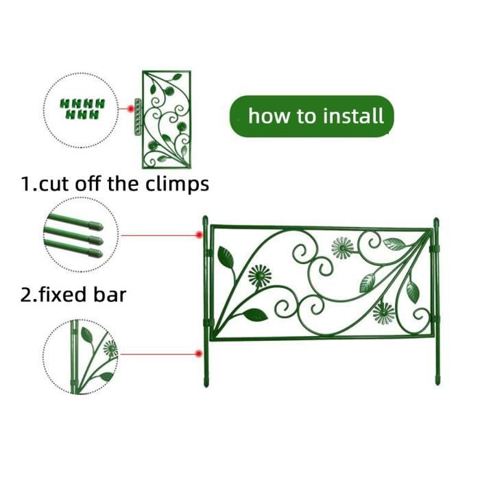 Lot De 4 Supports En Métal Pour Plantes D'intérieur Ou D'extérieur Noir