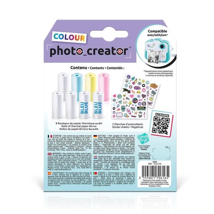 Tablette Créative Canal Toys Pad Creator - Impression Instantanée WiFi | Appareil Photo + Stylet